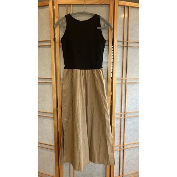 NWT Everlane The Supima High Neck Riviera Dress Women's Size XS, Midi Length